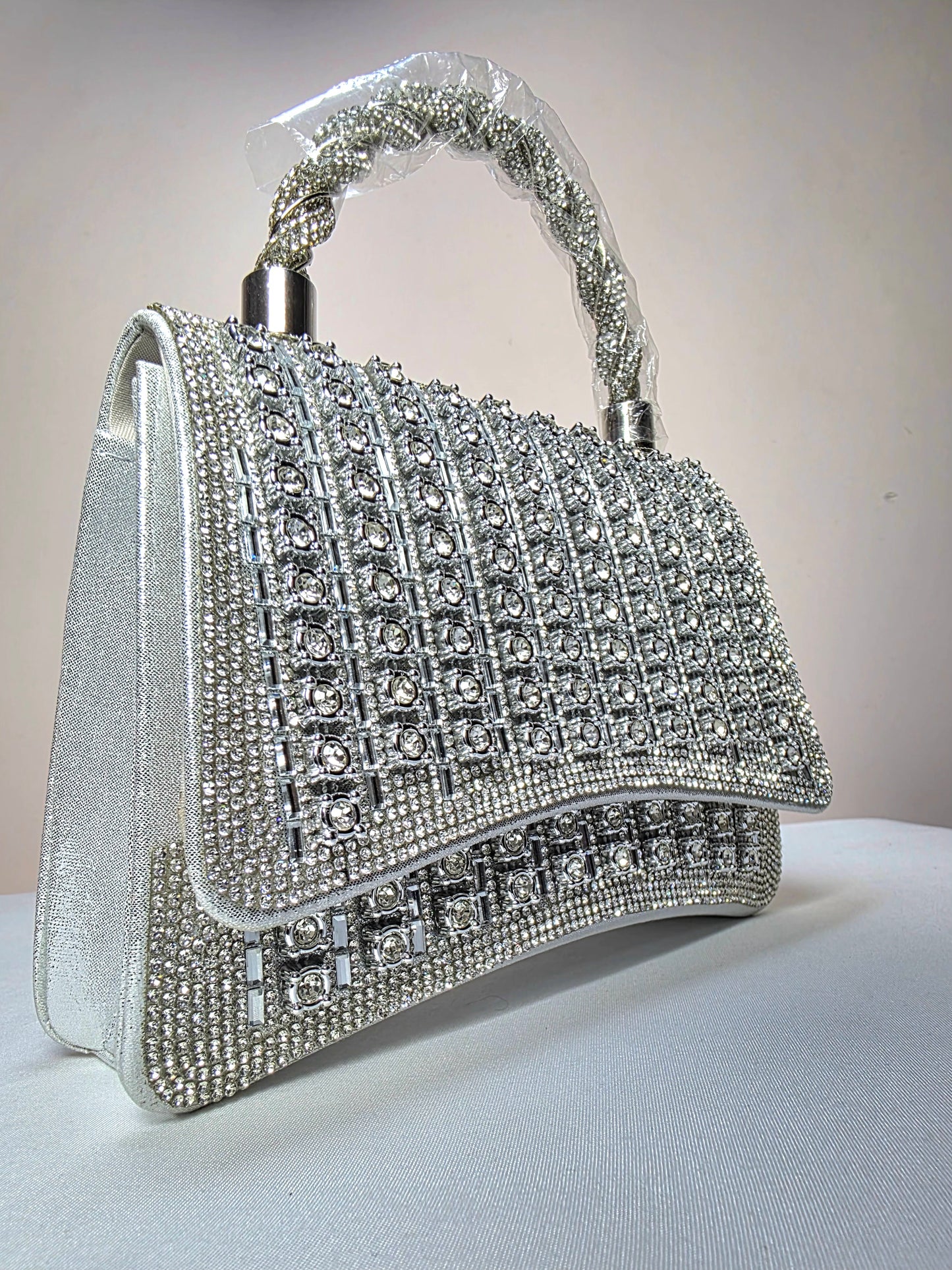 Dazzling Diamond Delight Clutch Bag